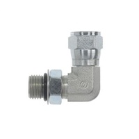 AIR-WAY STEEL FITTING&lt;BR&gt;1/4&quot; 37DEG JIC MALE/FEMALE ELBOW (FORGED)