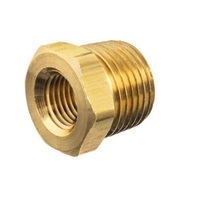 8038-02-02 ADAPT-ALL BRASS FITTING<BR>1/8" BSPT MALE X 1/8" BSP FEMALE BUSHING