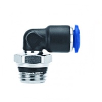 85110-06-04 AIGNEP PLASTIC PUSH-IN FITTING<BR>1/4" TUBE X 3/8" UNIV MALE ELBOW
