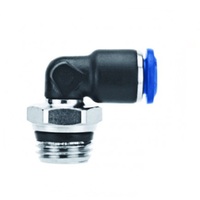 AIGNEP NP BRASS PUSH-IN FITTING&lt;BR&gt;1/8&quot; TUBE X 1/8&quot; UNIV MALE ELBOW