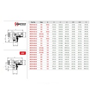 89210-53-02 AIGNEP NP BRASS PUSH-IN FITTING<BR>5/32" TUBE X 1/8" UNIV MALE SWIVEL BRANCH TEE
