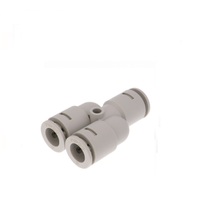 PISCO PLASTIC PUSH-IN FITTING<BR>10MM TUBE UNION 