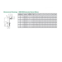 INB109E-104-020 NUMATICS/AVENTICS NP BRASS PUSH-IN FITTING<BR>1/4" TUBE X 1/8" NPT MALE SWIVEL EXT ELBOW