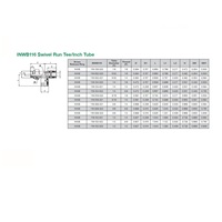 INWB116-102-023 NUMATICS/AVENTICS NP BRASS PUSH-IN FITTING<BR>1/2" TUBE X 1/2" UNIV MALE SWIVEL RUN TEE