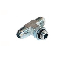 AIR-WAY STEEL FITTING&lt;BR&gt;1&quot; G MALE X 1&quot; 37DEG JIC MALE BRANCH TEE