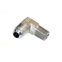 AIR-WAY STEEL FITTING&lt;BR&gt;1/2&quot; BSPT MALE X 3/4&quot; 37DEG JIC MALE ELBOW