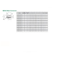 NB102-008-002 NUMATICS/AVENTICS NP BRASS PUSH-IN FITTING<BR>8MM TUBE X 3/8" G MALE