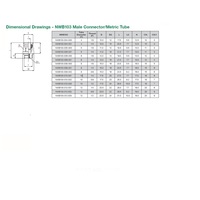 NWB103-010-003 NUMATICS/AVENTICS NP BRASS PUSH-IN FITTING<BR>10MM TUBE X 1/2" UNIV MALE