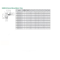 NWB109-010-003 NUMATICS/AVENTICS NP BRASS PUSH-IN FITTING<BR>10MM TUBE X 1/2" UNIV MALE SWIVEL ELBOW