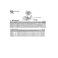 PA10-03 PISCO PLASTIC PUSH-IN FITTING<BR>10MM TUBE X 3/8" BSPT MALE UNIVERSAL BRANCH ELBOW