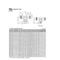 PB1/2-N2U PISCO PLASTIC PUSH-IN FITTING<BR>1/2" TUBE X 1/4" NPT MALE BRANCH TEE