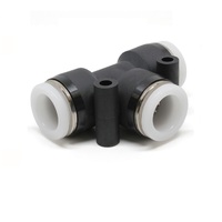 PE3/16 PISCO PLASTIC PUSH-IN FITTING<BR>3/16" TUBE UNION TEE