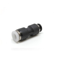 PISCO PLASTIC PUSH-IN FITTING&lt;BR&gt;1/2&quot; TUBE X 1/4&quot; TUBE UNION REDUCER