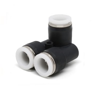PISCO PLASTIC PUSH-IN FITTING&lt;BR&gt;1/2&quot; TUBE UNION BRANCH ELBOW