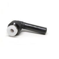 PISCO PLASTIC PUSH-IN FITTING&lt;BR&gt;1/4&quot; TUBE X 5/32&quot; PLUG-IN REDUCING ELBOW