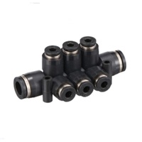 PISCO PLASTIC MANIFOLD PUSH-IN FITTING<BR>10MM TUBE(2) X 6MM TUBE(6) DBL TRIPLE UNION BRANCH