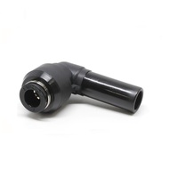 PLGJ4-1/8M PISCO MINI PLASTIC PUSH-IN FITTING<BR>4MM TUBE X 1/8" PLUG-IN REDUCING ELBOW