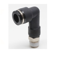 PLL4-M5 PISCO PLASTIC PUSH-IN FITTING<BR>4MM TUBE X M5 MALE EXT ELBOW