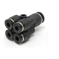 PISCO PLASTIC PUSH-IN FITTING&lt;BR&gt;6MM TUBE X 4MM TUBE(4) DBL UNION &quot;Y&quot;