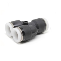 PISCO PLASTIC PUSH-IN FITTING&lt;BR&gt;1/2&quot; TUBE UNION &quot;Y&quot;