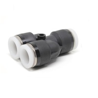 PY1/4M PISCO MINI PLASTIC PUSH-IN FITTING<BR>1/4" TUBE UNION "Y"