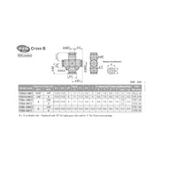 PZB4-3M PISCO MINI PLASTIC PUSH-IN FITTING<BR>4MM TUBE(2) X 3MM TUBE(2) UNION CROSS