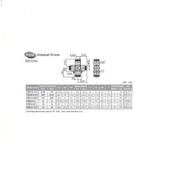 PZB1/2-3/8 PISCO PLASTIC PUSH-IN FITTING<BR>1/2" TUBE(2) X 3/8" TUBE(2) UNION CROSS