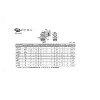 PV8 PISCO PLASTIC PUSH-IN FITTING<BR>8MM TUBE UNION ELBOW