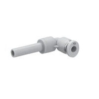 NUMATICS/AVENTICS PLASTIC PUSH-IN FITTING<BR>4MM TUBE X 4MM LONG PLUG-IN ELBOW (OVAL)