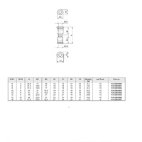 R412005061 NUMATICS/AVENTICS PLASTIC PUSH-IN FITTING<BR>8MM TUBE X 4MM PLUG-IN REDUCER (OVAL)