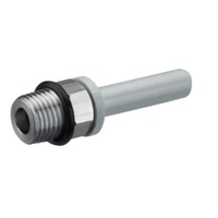 R432000035 NUMATICS/AVENTICS PLASTIC PUSH-IN FITTING<BR>1/4" NPT MALE X 1/4" PLUG-IN STEM (OVAL)