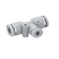 NUMATICS/AVENTICS PLASTIC PUSH-IN FITTING&lt;BR&gt;5/16&quot; TUBE X 3/8&quot; TUBE(2) UNION TEE (OVAL)