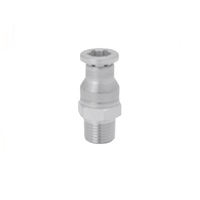 PISCO STAINLESS STEEL PUSH-IN FITTING<BR>6MM TUBE X 1/8