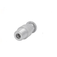 SSOC6-M5 PISCO STAINLESS STEEL PUSH-IN FITTING<BR>6MM TUBE X M5 MALE (INNER HEX)