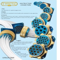 TWINTEC CONNECTOR&lt;BR&gt;4 LINES 1/8&quot; TUBE