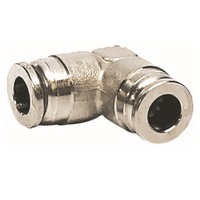 INB106-308-000 NUMATICS/AVENTICS NP BRASS PUSH-IN FITTING<BR>3/8" TUBE UNION ELBOW