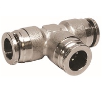 INB110-104-000 NUMATICS/AVENTICS NP BRASS PUSH-IN FITTING<BR>1/4" TUBE UNION TEE