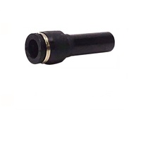 PISCO PLASTIC PUSH-IN FITTING&lt;BR&gt;1/4&quot; TUBE X 10MM PLUG-IN REDUCER