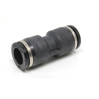 PU3/8 PISCO PLASTIC PUSH-IN FITTING<BR>3/8" TUBE UNION