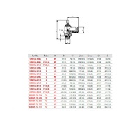 50905N-8-1/8 AIGNEP NP BRASS FLOW CONTROL<BR>8MM TUBE X 1/8" UNIV MALE METER OUT, KNOB ADJ