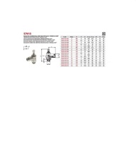 57915-4-M5 AIGNEP NP BRASS FLOW CONTROL<BR>4MM TUBE X M5 THR MALE METER IN, KNOB ADJ