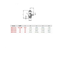 88952-04-04 AIGNEP NP BRASS FLOW CONTROL<BR>1/4" UNIV MALE X 1/4" NPT FEMALE METER OUT, SCREW ADJ