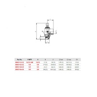 88957-06-06 AIGNEP NP BRASS FLOW CONTROL<BR>3/8" TUBE X 3/8" UNIV MALE METER OUT, KNOB ADJ