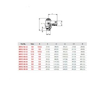 89958-08-06 AIGNEP NP BRASS FLOW CONTROL<BR>1/2" TUBE X 3/8" UNIV MALE METER OUT, KNOB ADJ