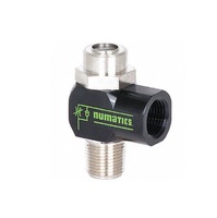 NUMATICS/AVENTICS FLOW CONTROL&lt;BR&gt;M5 MALE/FEMALE METER OUT, SCREW ADJ