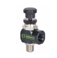 NUMATICS/AVENTICS FLOW CONTROL&lt;BR&gt;10/32&quot; UNF MALE/FEMALE METER OUT, KNOB ADJ