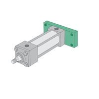 F2AK-05A3C-CAA0 | NUMATICS/AVENTICS NFPA CYLINDER<BR>A SERIES 1 1/2" BORE  5" STROKE, REAR FLANGE MNT, H/C CUSH | The Pneumatic Store