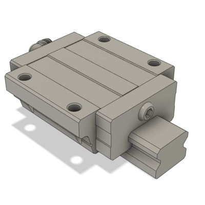 LSD25F1N1X1000S20AN-M6 AIRTAC LOW PROFILE RAIL ASSEMBLY<br>LSD 25MM, TOP MOUNT FLANGE, STANDARD BODY, RAIL L = 1000MM, STANDARD PRELOAD, NORMAL ACCURACY, QTY: 1 BLOCK