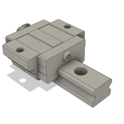 AIRTAC LOW PROFILE RAIL ASSEMBLY&lt;br&gt;LSD 25MM, TOP MOUNT FLANGE, SHORT BODY, RAIL L = 1000MM, STANDARD PRELOAD, HIGH ACCURACY, QTY: 1 BLOCK