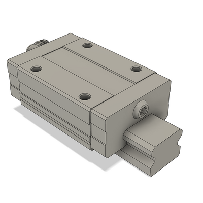 LSD15BK-HN-H-D-M4 AIRTAC LOW PROFILE RAIL BEARING<br>LSD 15MM SERIES, HIGH ACCURACY WITH NO PRELOAD (D) STANDARD, SQUARE MOUNT - NORMAL BODY